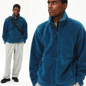 The North Face Men's Blue Extreme Pile Full Zip Jacket M $170
